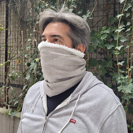 BUFF INVIERNO - PLUMAS GRIS